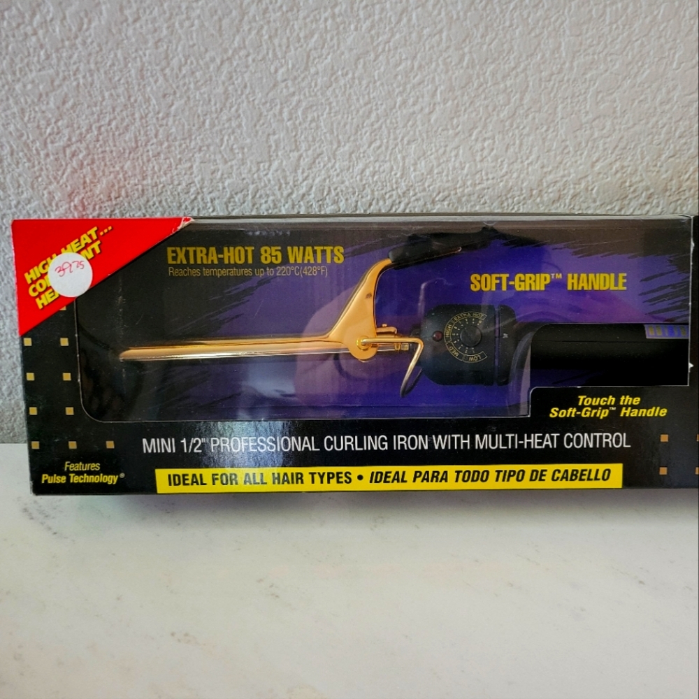 Hot Tools Professional 1/2 Inch Gold Extended Curling Iron